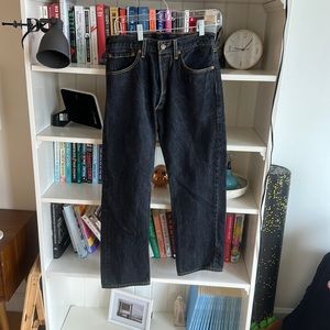Levi’s black 501s 32W x 30L